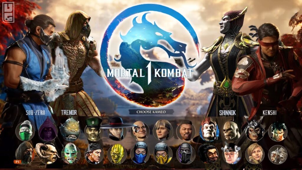 Mortal Kombat 1 Kameo Selection Screen