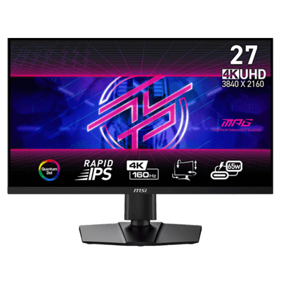 27" MSI MPG 274URF-QD 0.5MS 160Hz UHD 4K HDMI / DP / USB Flat Rapid IPS & AMD FreeSync Premium Monitor