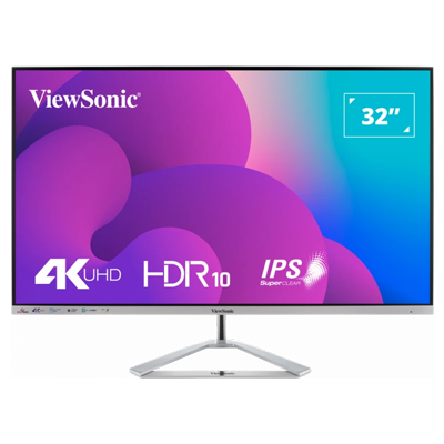  32" Viewsonic VX3276-4K-MHD 4MS 60Hz UHD 4K HDMI / DP / Mini DP Flat VA Monitor