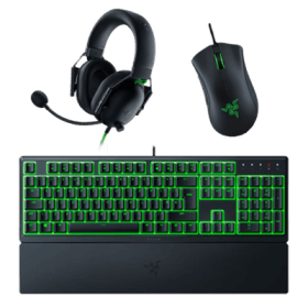 Razer Bundle (Razer BlackShark V2 X Gaming Headset + Razer Ornata V3 Keyboard + Razer DeathAdder Gaming Mouse)