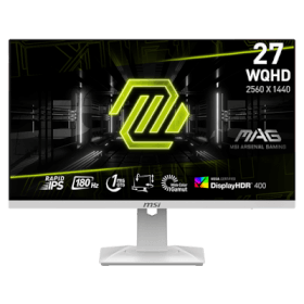 27 MSI MAG 274QRFW 1MS 180Hz WQHD 1440P HDMI / DP Flat Rapid IPS & AMD FreeSync Monitor