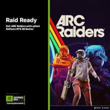 Buy any system with select GeForce RTX 50 Series, get ARC Raiders Deluxe Edition.