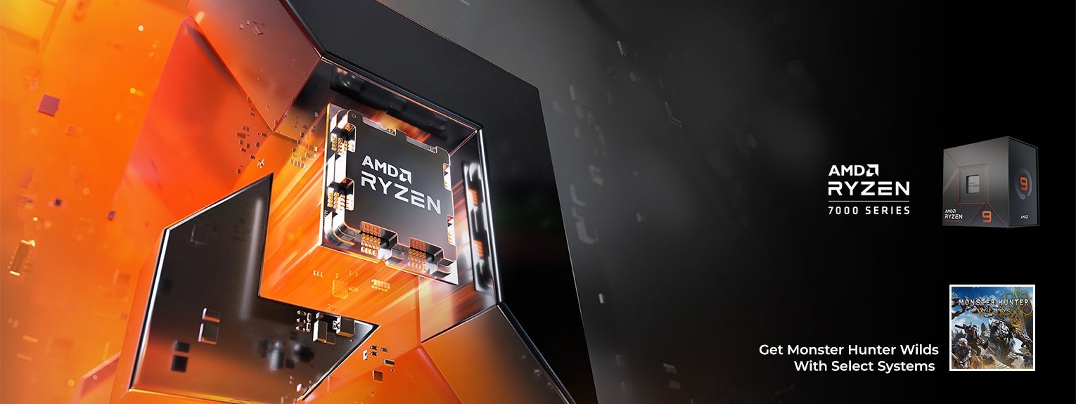 Promotional poster for AMD Ryzen 7000 Series processor